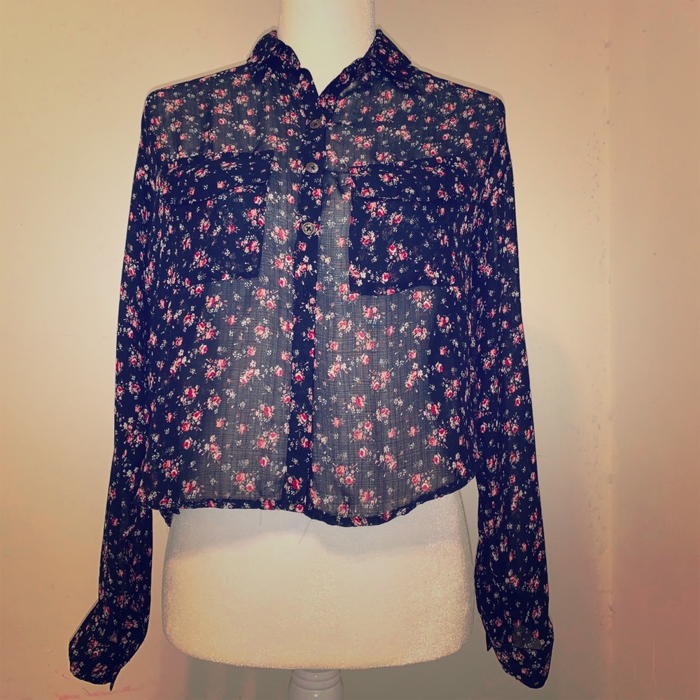 Long sleeve blouse